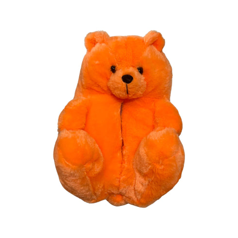 Orange Teddy Slippers - CaribeHeart Teddy
